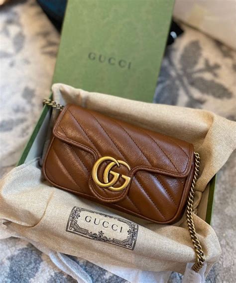 gucci marmont mini caramel